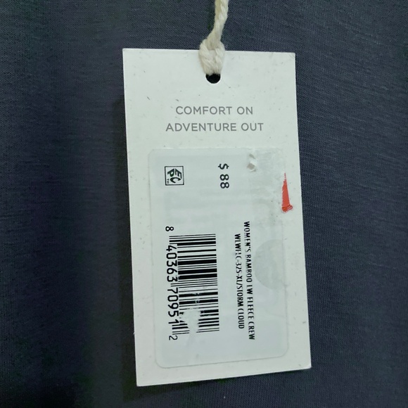 NWT FREEFLY BAMBOO  "STORMCLOUD" LIGHTWEIGHT SWEATSHIRT XL - Picture 7 of 7